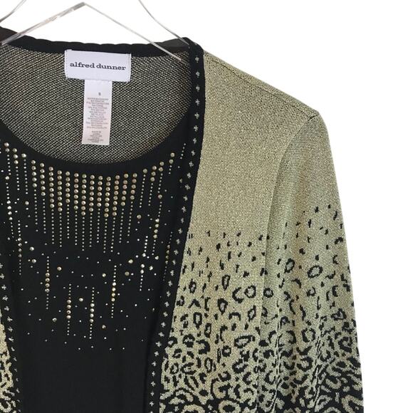 Alfred Dunner Layered-Look Cardigan Size Small - Picture 3 of 9